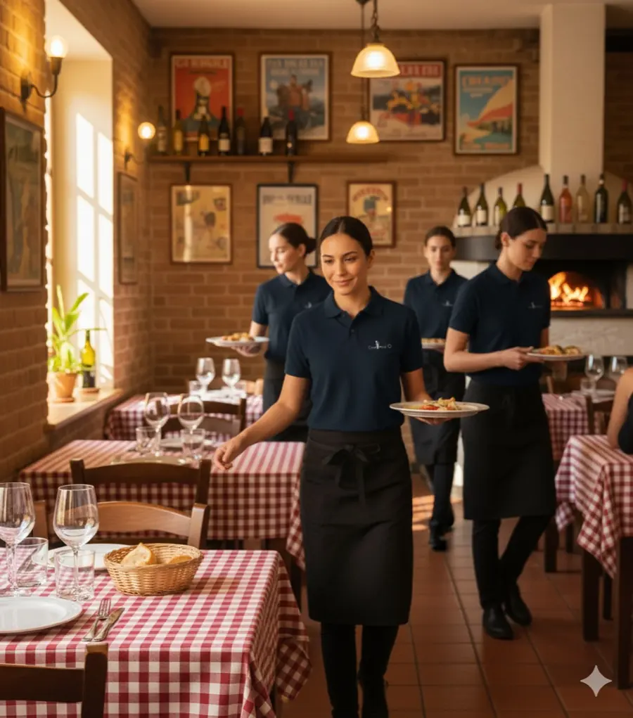 Tenues personnalisées pour l’équipe du restaurant Chez Paul’O